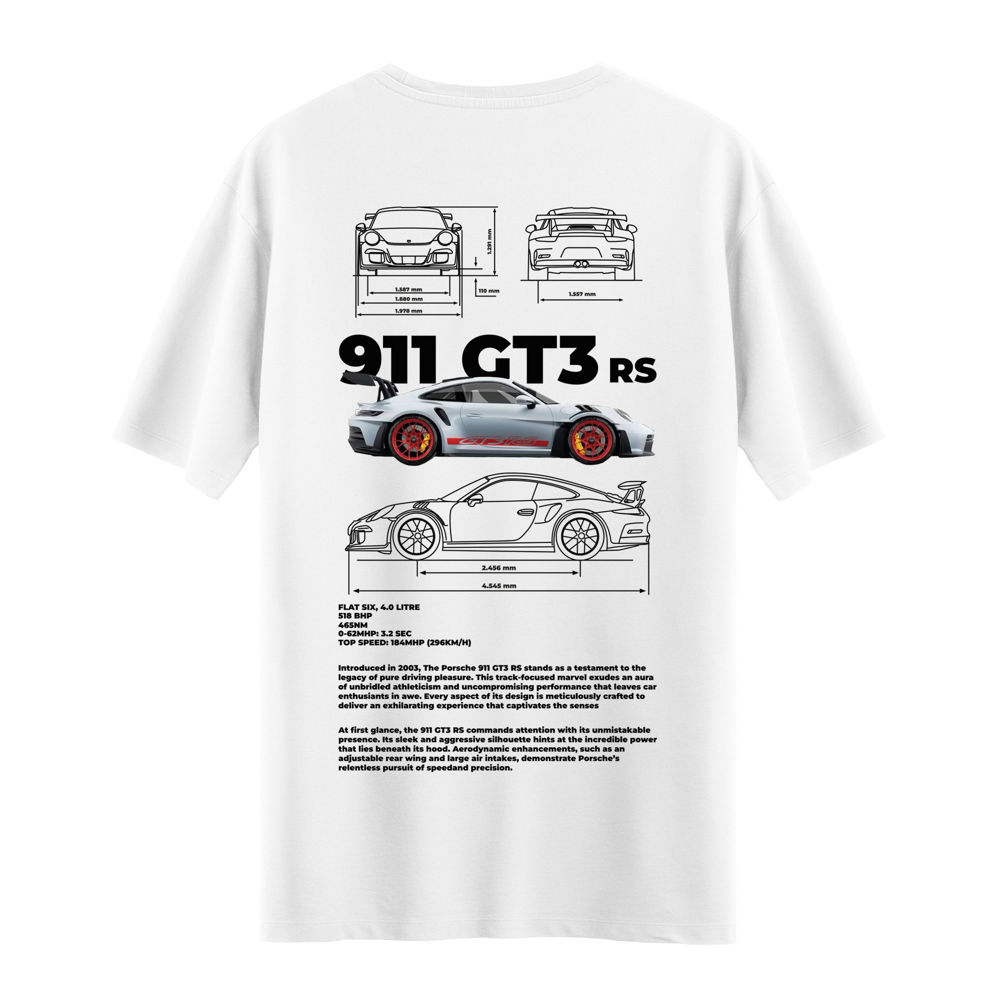 911 GT3 RS - Oversize T-shirt