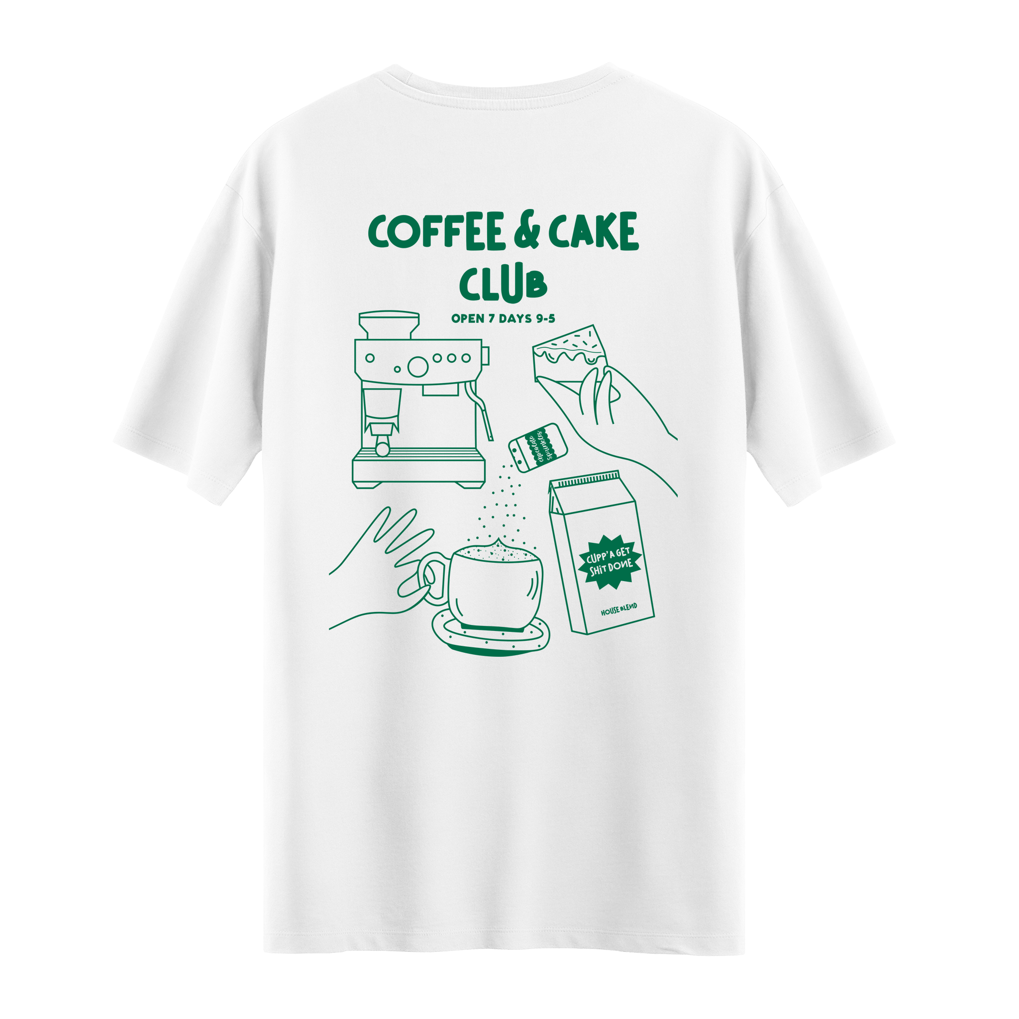 Coffee Cake Club - Oversize T-shirt