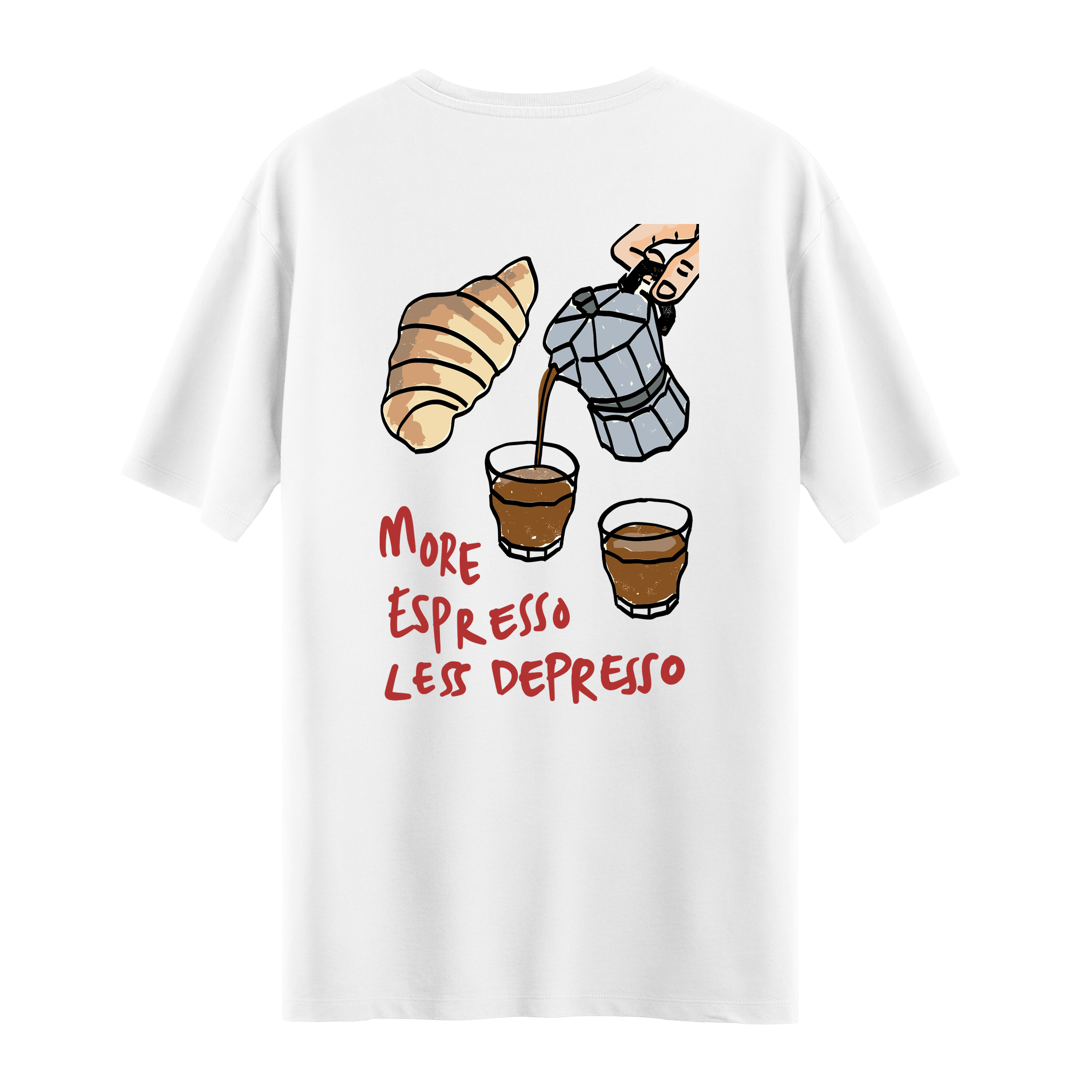 More Espresso  - Oversize T-shirt