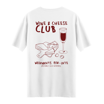 Wine Cheese  - Oversize T-shirt